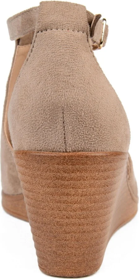 Journee Collection Women's Kedzie Wedge Sandals - Image 3