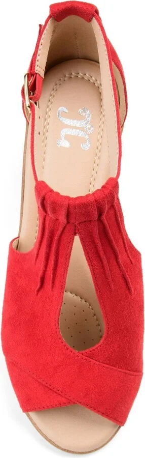Journee Collection Women's Kedzie Wedge Sandals - Image 9
