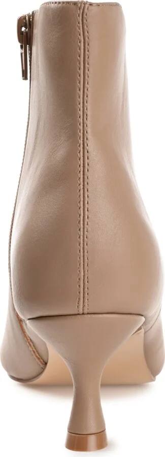 Journee Collection Women's Kelssa Square Toe Kitten Heel Dress Booties - Image 4