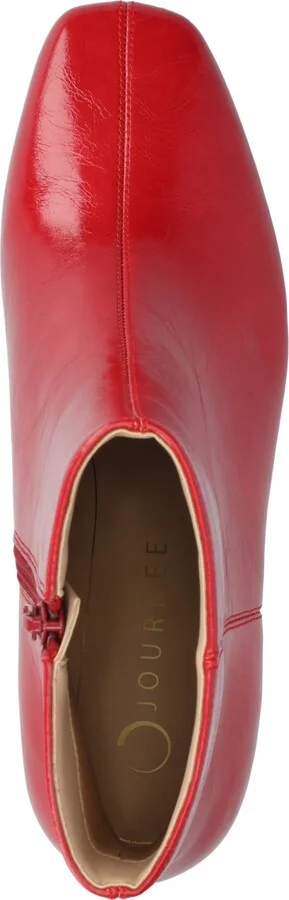 Journee Collection Women's Kelssa Square Toe Kitten Heel Dress Booties - Image 9