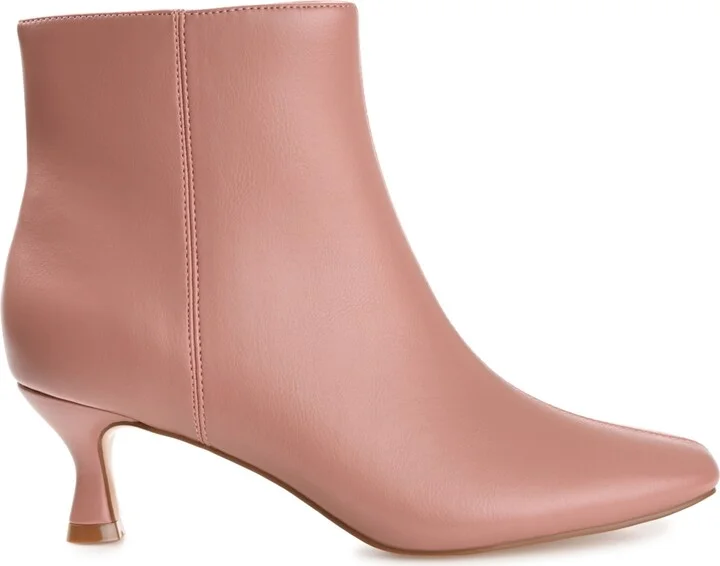 Journee Collection Women's Kelssa Wide Width Square Toe Kitten Heel Dress Booties - Image 2