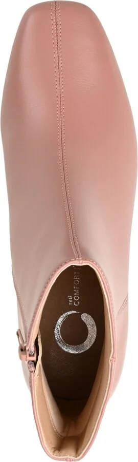Journee Collection Women's Kelssa Wide Width Square Toe Kitten Heel Dress Booties - Image 4