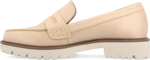 Journee Collection Women's Kenly Medium and Wide Width Slip On Round Toe Loafer Flats Grey - Image 5