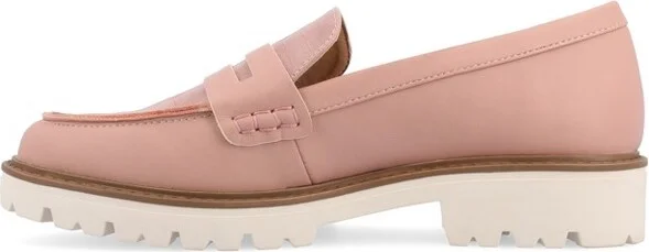 Journee Collection Women's Kenly Medium and Wide Width Slip On Round Toe Loafer Flats Grey - Image 7