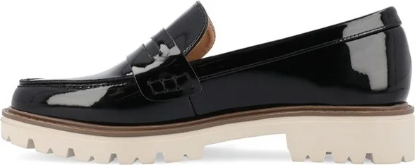 Journee Collection Women's Kenly Narrow Width Slip On Round Toe Loafer Flats, Blush N - Image 10