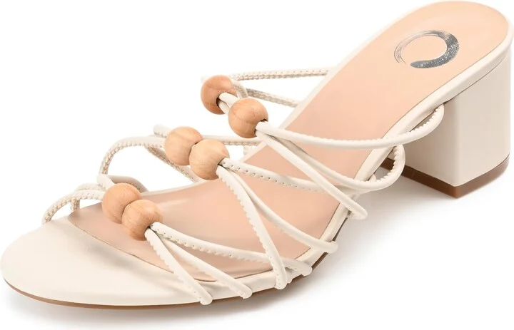 Journee Collection Women's Kennadi Pump Ivory 10 Medium