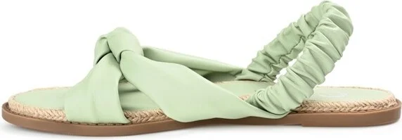 Journee Collection Womens Kiandra Espadrille Flat Sandals Sage 7 - Image 2