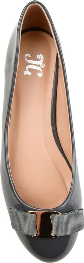 Journee Collection Women's Kim Bow Ballet Flats - Image 9