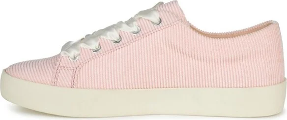 Journee Collection Women's Kinsley Round Toe Lace Up Sneakers Pink - Image 2