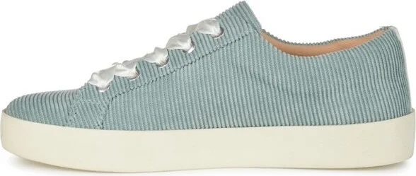 Journee Collection Women's Kinsley Round Toe Lace Up Sneakers Pink - Image 3