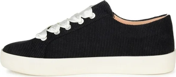 Journee Collection Women's Kinsley Round Toe Lace Up Sneakers Pink - Image 7