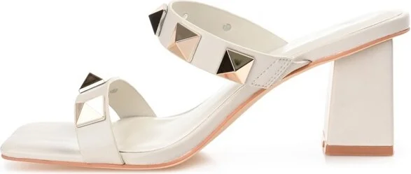 Journee Collection Women's Kirian Open Square Toe Block Heel Sandals Tan - Image 3