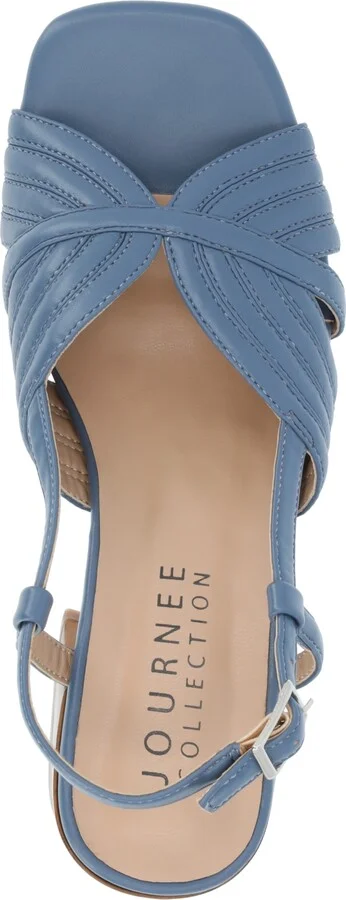 Journee Collection Women's Kirsi Square Toe Sandals - Image 4