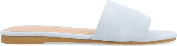 Journee Collection Women's Kolinna Slip On Flat Sandals - Image 2