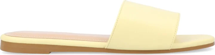 Journee Collection Women's Kolinna Slip On Flat Sandals - Image 6