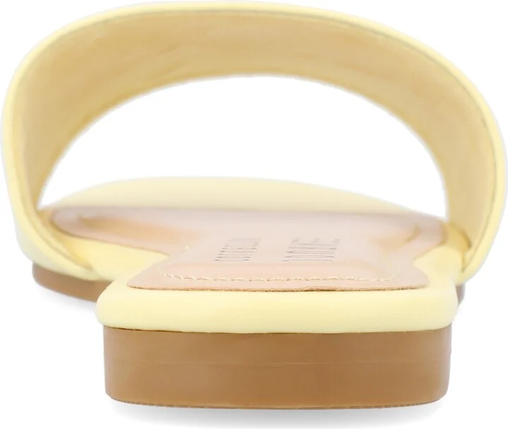 Journee Collection Women's Kolinna Slip On Flat Sandals - Image 7