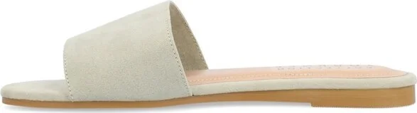 Journee Collection Women's Kolinna Slip On Slide Flat Sandals Lilac - Image 7