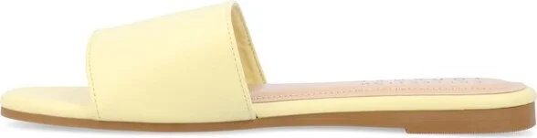 Journee Collection Women's Kolinna Slip On Slide Flat Sandals Lilac - Image 8