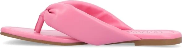 Journee Collection Women's Kyleen Flip Flop Puffy Sandal Pink - Image 4