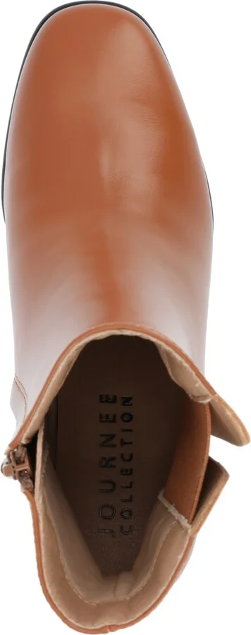 Journee Collection Women's Kylo Stacked Wedge Ankle Booties - Image 4