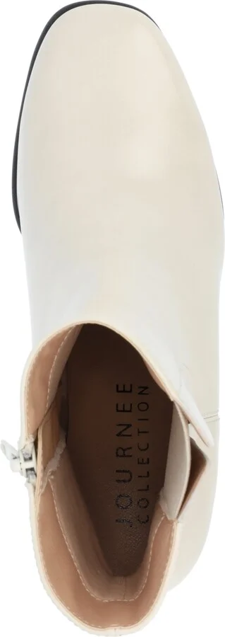 Journee Collection Women's Kylo Stacked Wedge Ankle Booties - Image 8