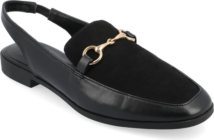 Journee Collection Women's Lainey Bit Sling Back Loafers