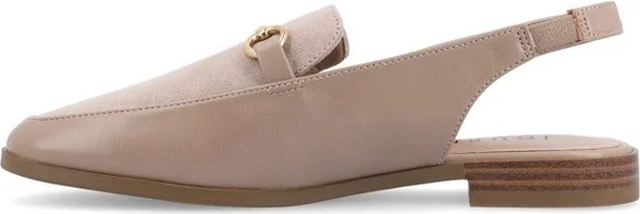 Journee Collection Women's Lainey Flats Taupe - Image 2