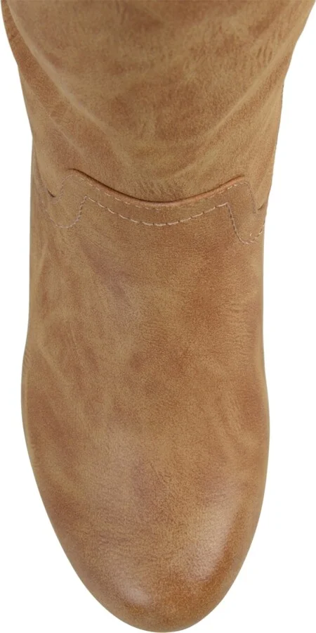 Journee Collection Women's Langly Knee High Wedge Boots - Image 3
