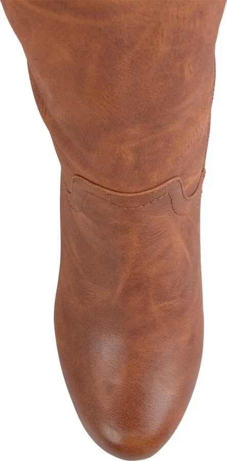 Journee Collection Women's Langly Wide Calf Knee High Wedge Boots - Image 4