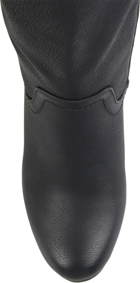 Journee Collection Women's Langly Wide Calf Knee High Wedge Boots - Image 9