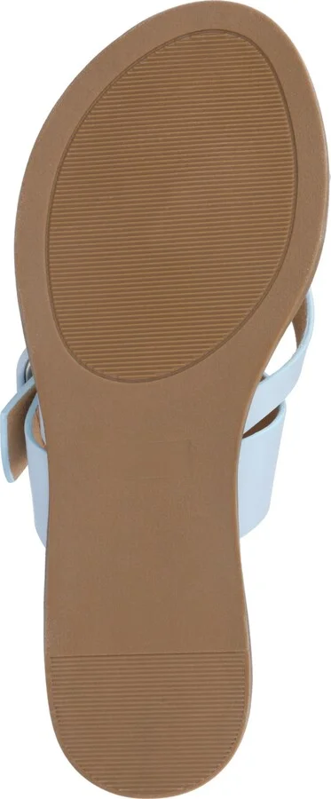 Journee Collection Women's Layra Strappy Buckle Flat Sandals - Image 9