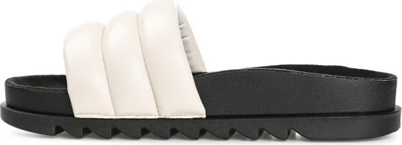 Journee Collection Women's Lazro Slide Flat Sandals Tan - Image 2