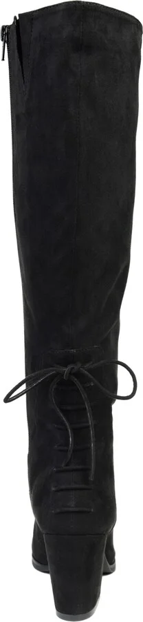 Journee Collection Women's Leeda Lace Up Detail Knee High Boots - Image 3
