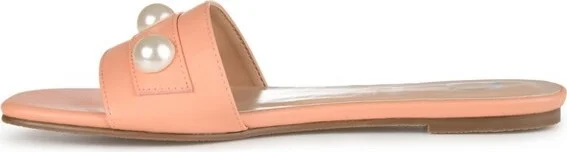 Journee Collection Women's Leonie Slide Flat Sandals Dust - Image 3
