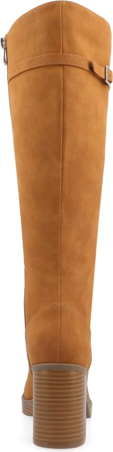 Journee Collection Women's Letice Wide Width Square Toe Platform Knee High Boots - Image 3