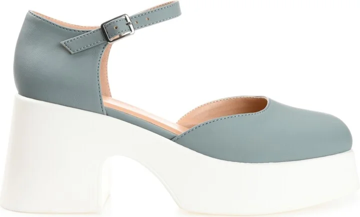 Journee Collection Women's Lizza Platform Block Heel Pumps - Image 2