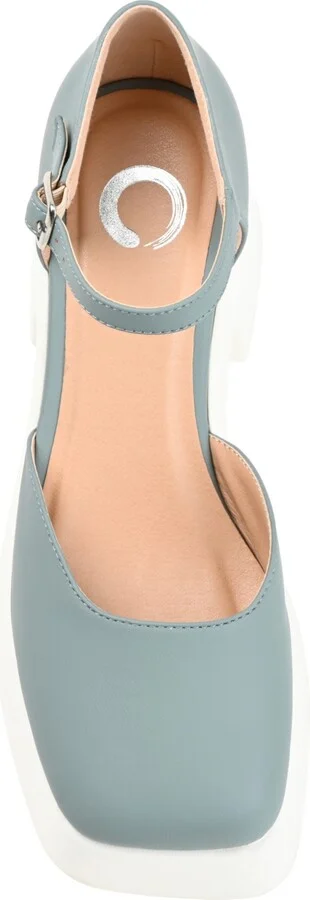 Journee Collection Women's Lizza Platform Block Heel Pumps - Image 4