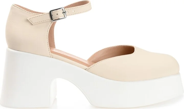 Journee Collection Women's Lizza Platform Block Heel Pumps - Image 6