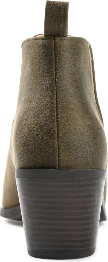 Journee Collection Women's Lola Cut Out Stacked Heel Dress Booties - Image 3