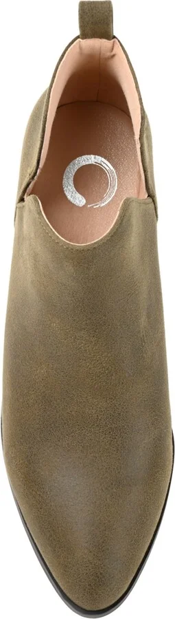 Journee Collection Women's Lola Cut Out Stacked Heel Dress Booties - Image 4