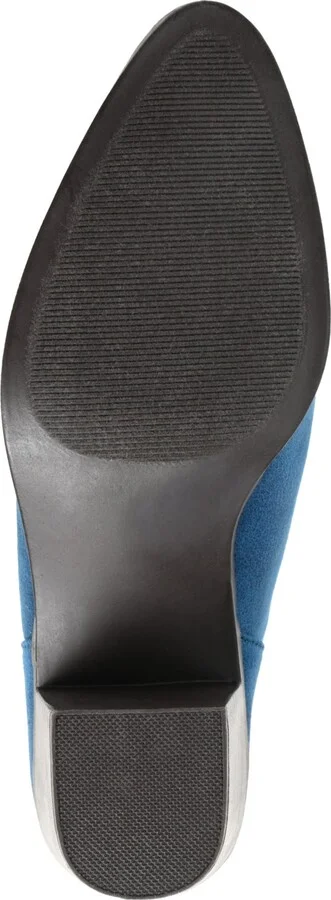 Journee Collection Women's Lola Cut Out Stacked Heel Dress Booties - Image 9