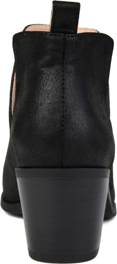 Journee Collection Women's Lola Cut Out Stacked Heel Dress Booties - Image 11