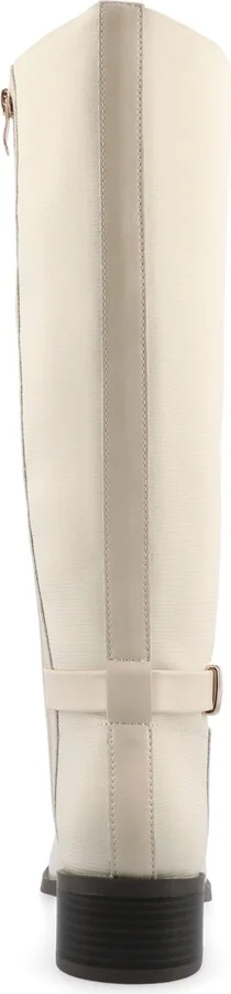 Journee Collection Women's Londyn Wide Width Knee High Riding Boots - Image 3
