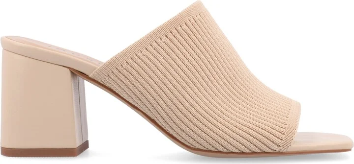 Journee Collection Women's Lorenna Block Heel Slide Sandals - Image 10