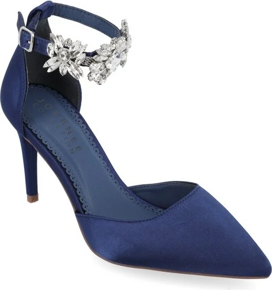 Journee Collection Women's Loxley Pointed Toe High Heel Pumps Black