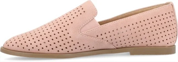 Journee Collection Women's Lucie Slip On Almond Toe Loafer Flats Black 6.5WD - Image 3
