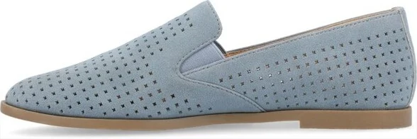 Journee Collection Women's Lucie Slip On Almond Toe Loafer Flats Black 6.5WD - Image 4