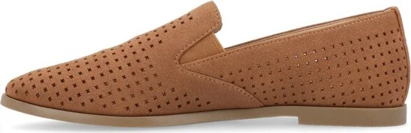 Journee Collection Women's Lucie Slip On Almond Toe Loafer Flats Black 6.5WD - Image 9