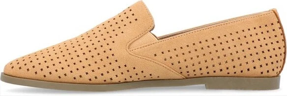 Journee Collection Women's Lucie Slip On Almond Toe Loafer Flats Black 6.5WD - Image 10