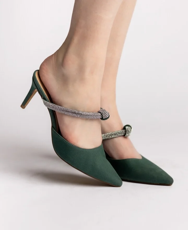 Journee Collection Women's Lunna Rhinestone Knot Dress Pumps - Image 4